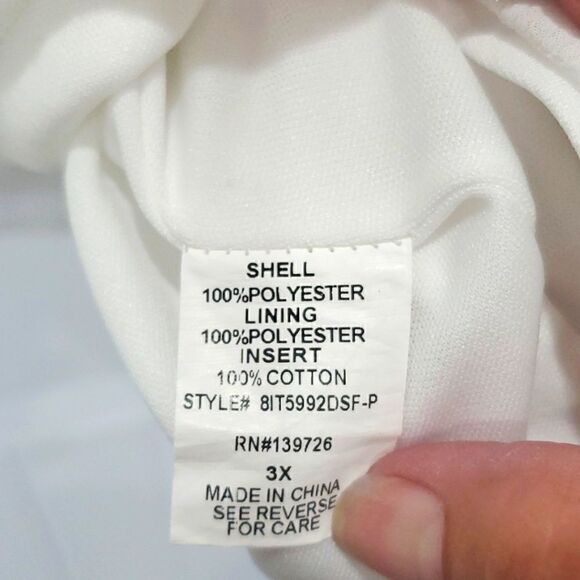 Honey Belle Womans, Floral Lace Blouse, Size 3X - Picture 5 of 6